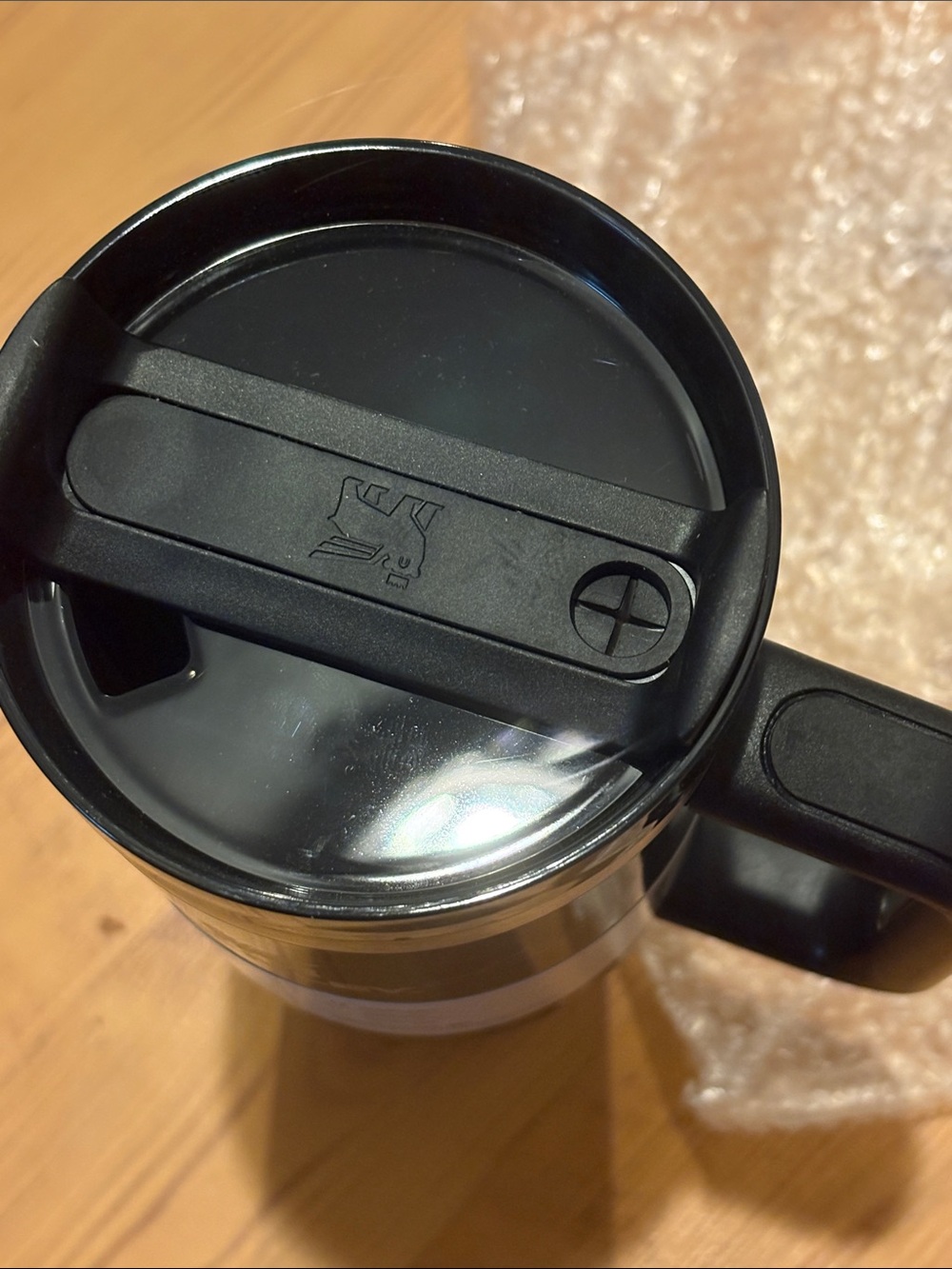 Stanley Black Marbled Insulated 40 oz Cup with Handle - Picture 3 of 5